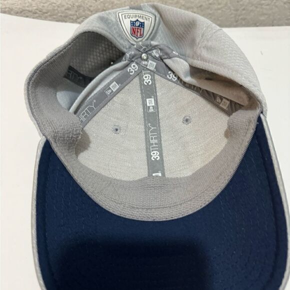 New Era Men's DALLAS  COWBOYS Gray 39THIRTY Flex Hat - Picture 3 of 6